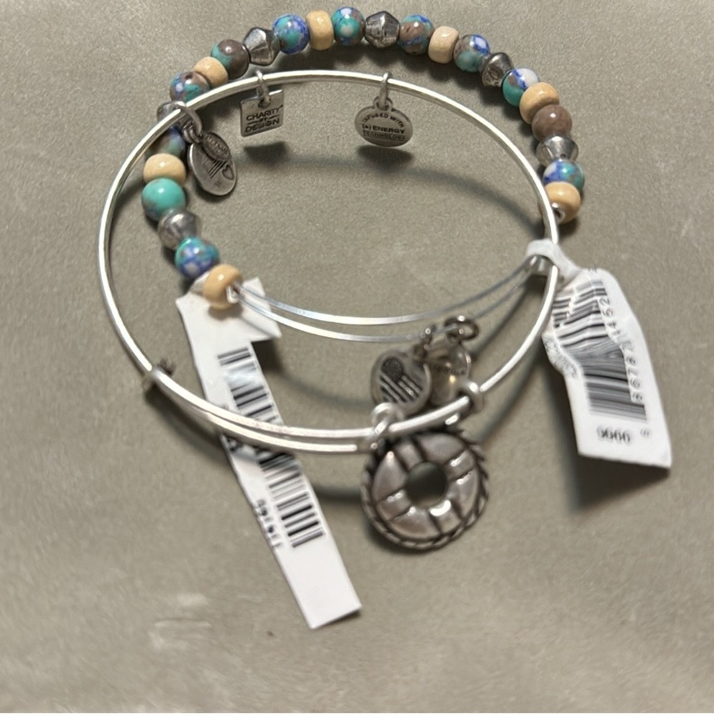 Alex and Ani Voyage Bracelets Set of 2